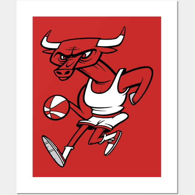 Go Bulls Wall Art by dannyrumbl